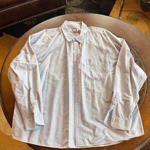 XXL Old Navy Light Blue Men's Button-Down Shirt